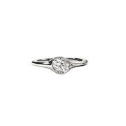 JOHN HARDY Lovestruck Silver Ring Lab Diamond Ring-0.75cttw